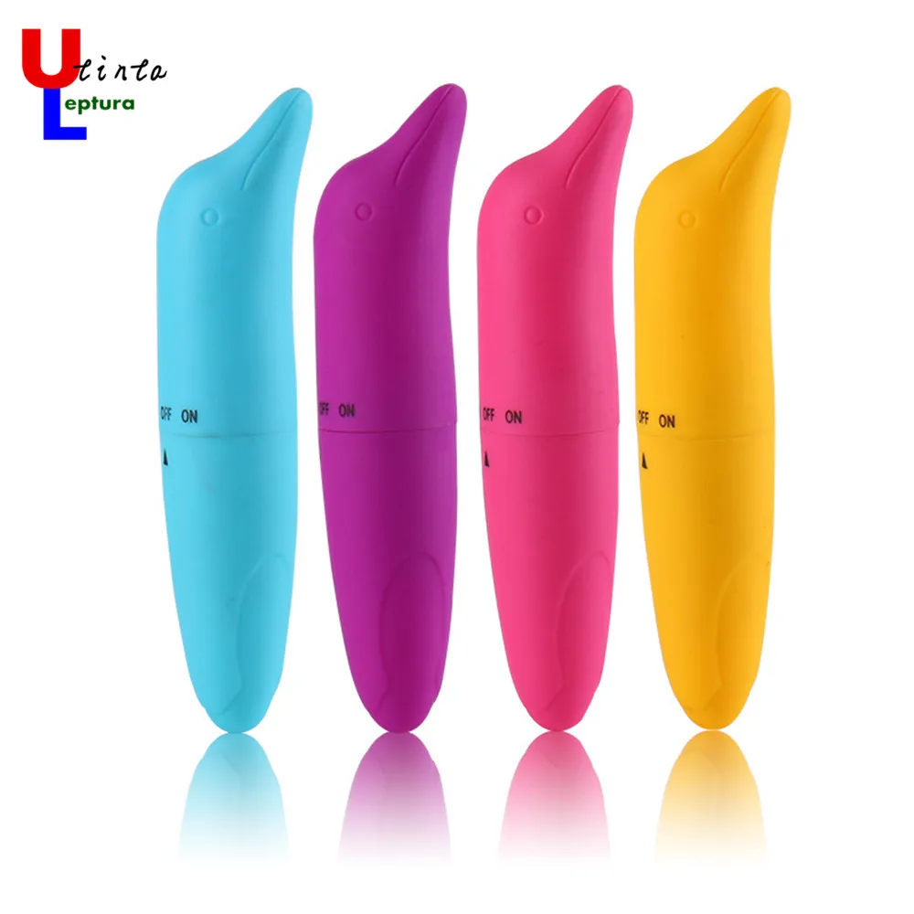 Мини-массажер для клитора Вибратор-Дельфин женщин точка G прыгающее Яйцо Пуля