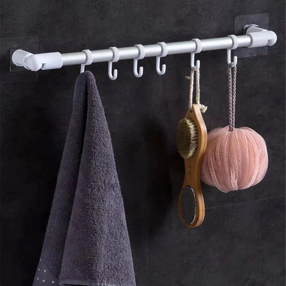 

Wall Hooks Strong Suction Cup Sucker Hanger For Kitchen Bathroom key holder wall hook Storage Hangers mutfak