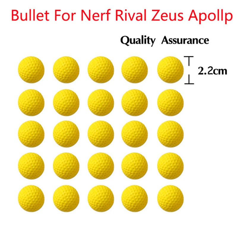 Eva2king 100 шт. высококачественные шариковые пули для Rival Zeus Apollo Nerf игрушечный