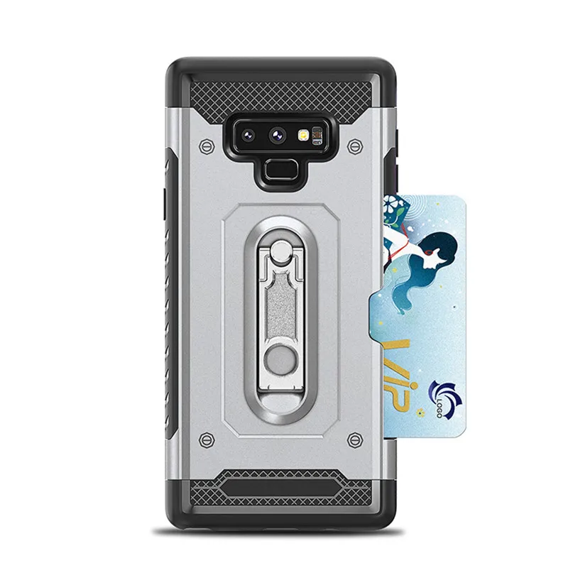 Чехол для Samsung s10 5G s8 s9 Plus S10lite S10E note8 note9 A6Plus с отделением карт противоударный