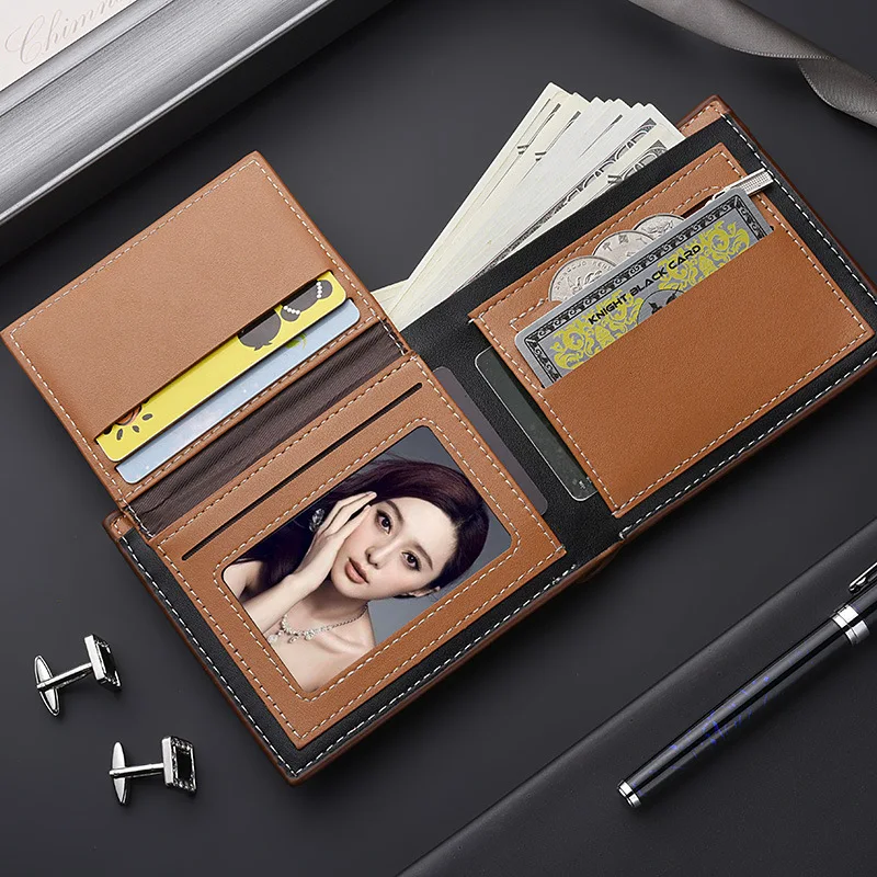 Кошелек Youda из искусственной кожи в стиле ретро мужские классические короткие