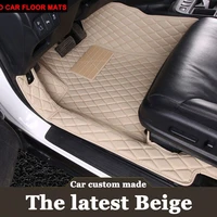 custom fit car floor mats for hyundai ix25 ix35 santafe sonata solaris tucson verna veloster carstyling carpet liner