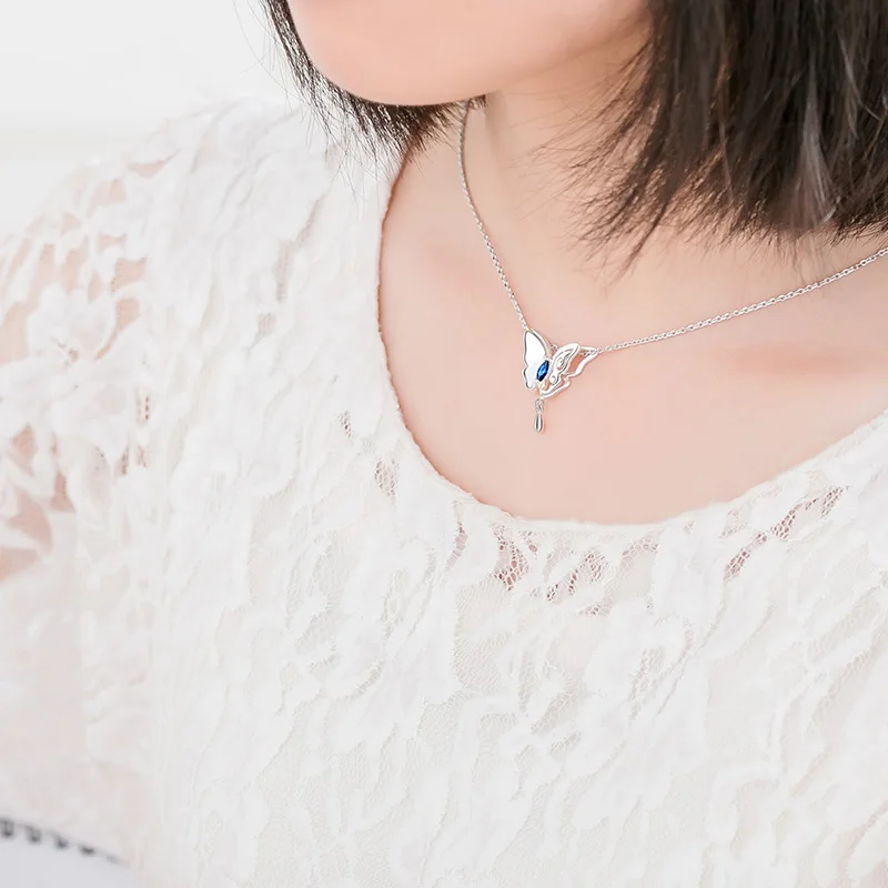 Ожерелье из китайского аниме Легенда о цине серебро 925 пробы кулоны в виде