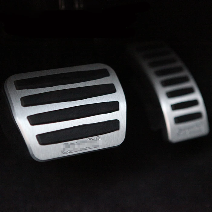 3 шт. алюминиевый нескользящий чехол для педали газа тормоза VW Polo 2010 2016 AT|brake pedal