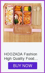 HOOZADA складная коробка для завтрака Портативный Силиконовый Microwavable герметичные фрукты овощи мясо рис закуска складной контейнер для ланча