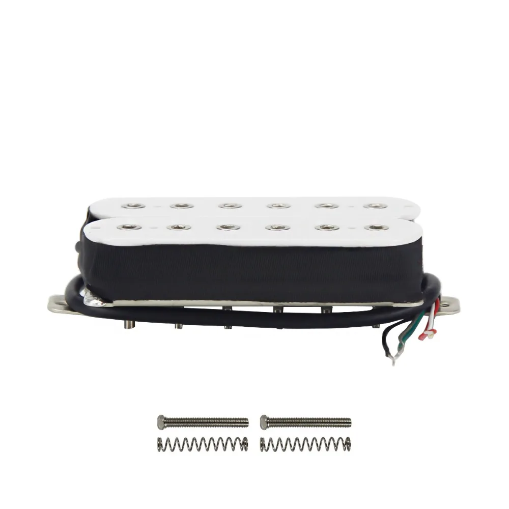 FLEOR Alnico 5 Humbucker пикап гитары белый Шея/мост выбрать для электрогитары