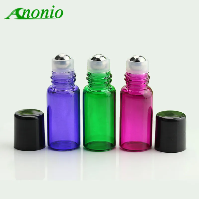 1ml 10mlBottles для эфирных масел роликовые бутылки с металлическими роликовыми