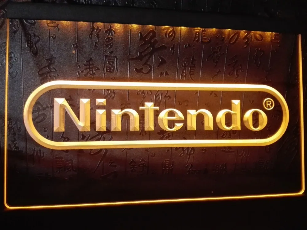 LH021-игровая светодиодная неоновая светосветильник вывеска Nintendo | Дом и сад