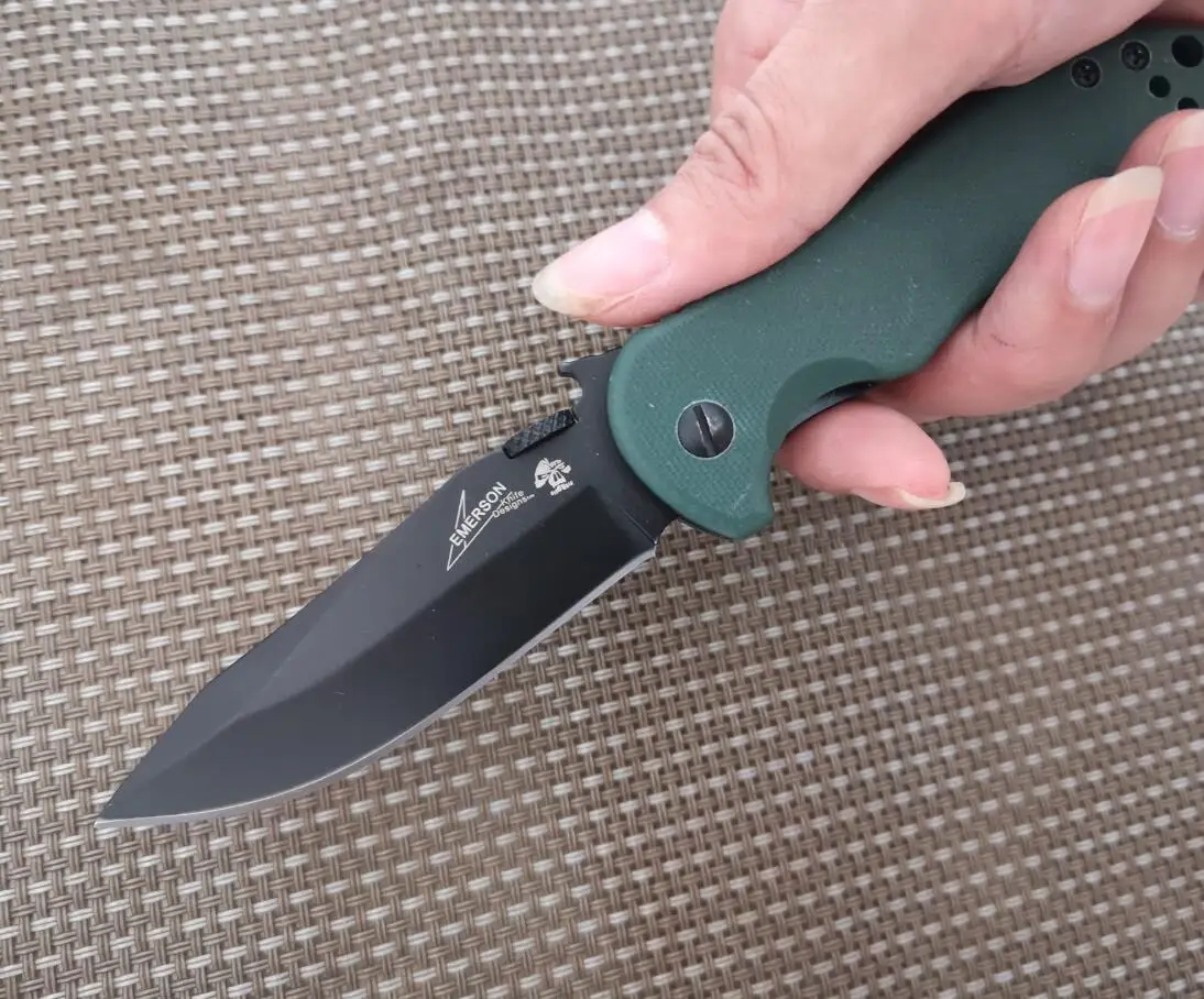 K6074 складной нож 8CR13MOV лезвие G10 Ручка Открытый Отдых Охота выживания карманные тактические ножи EDC ручной инструмент