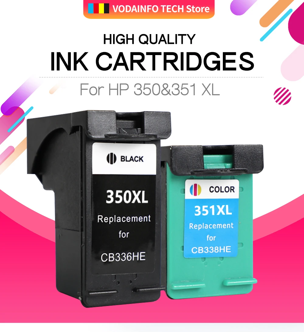 QSYRAINBOW 350XL 351XL сменный картридж для принтера для hp 350 351 использовать для D4200 D4260 D4263 D4360 J5730 5780 5785 C4380 4480