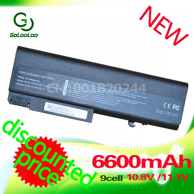 Golooloo 6600 мАч аккумулятор для ноутбука hp EliteBook 6930p 8440p 8440 Вт ProBook 6445b 6440b 6450b 6540b 6545b 6550b