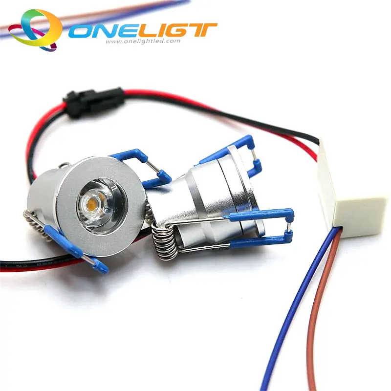 AC110-240V DC12V мини 3 Вт Светодиодный светильник с регулируемой яркостью светодиодный