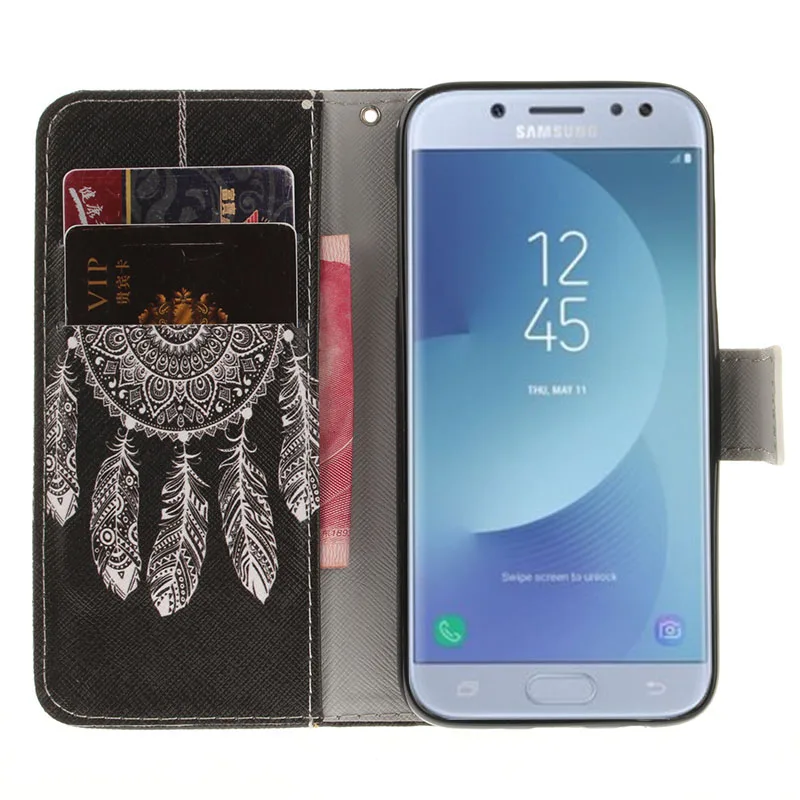 Для Galaxy J3 J7 2017 EU чехол с откидной крышкой и подставкой для Samsung J5 Европейская