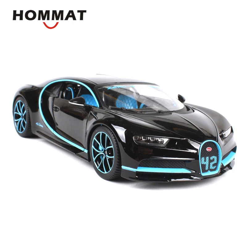 HOMMAT Simulation 1:18 Bugatti Chiron W16 супер модель автомобиля сплав литье под давлением
