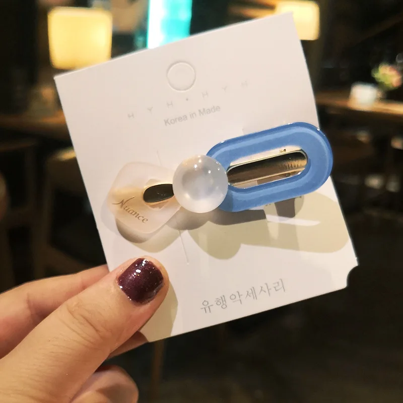 Милые красочные эмалированные зажимы для волос в виде конфетных цветов со вставками из акрила в стиле Кореи. Глиттерные заколки для волос и аксессуары для головы.