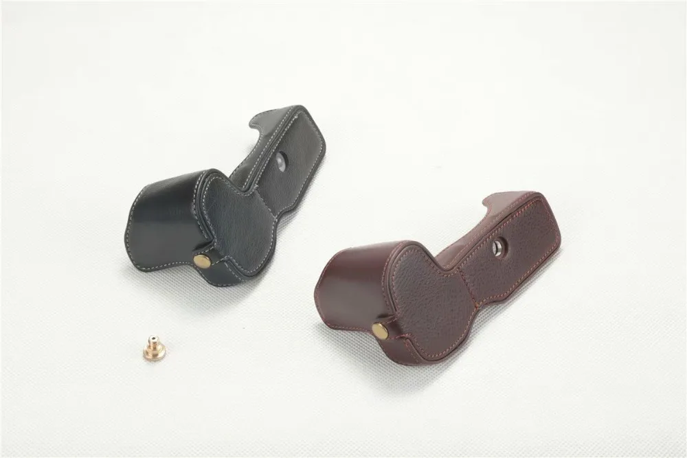 Camera Bag Case For Canon EOSR R PU Leather Half Body Set Cover With Battery Opening | Электроника