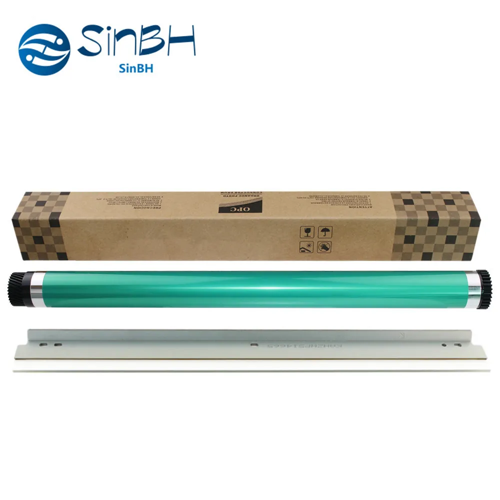 1 комплект X DR114 чистящее лезвие + Bizhub 164 184 Di152 OPC барабан для Konica Minolta DI 152 181 183 195 162 163