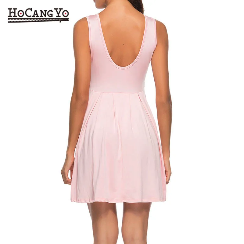 Новое Женское летнее платье сексуальное женское повседневное короткое без