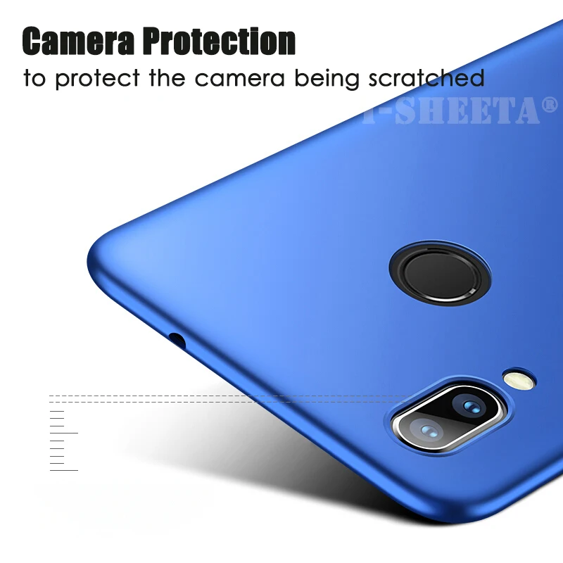 Ультратонкий чехол для Huawei Honor 7X 7A 7C P тонкий матовый Жесткий Чехол ПК 8X Play Note 10 lite