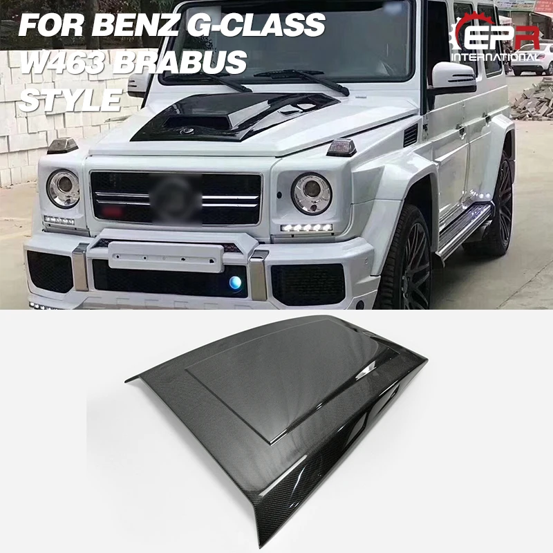 Карбоновый капот для BENZ W463 G Class BRS style карбоновый капот Ventd Body Kit Отделка тюнинг аксессуары для W463 гоночная часть
