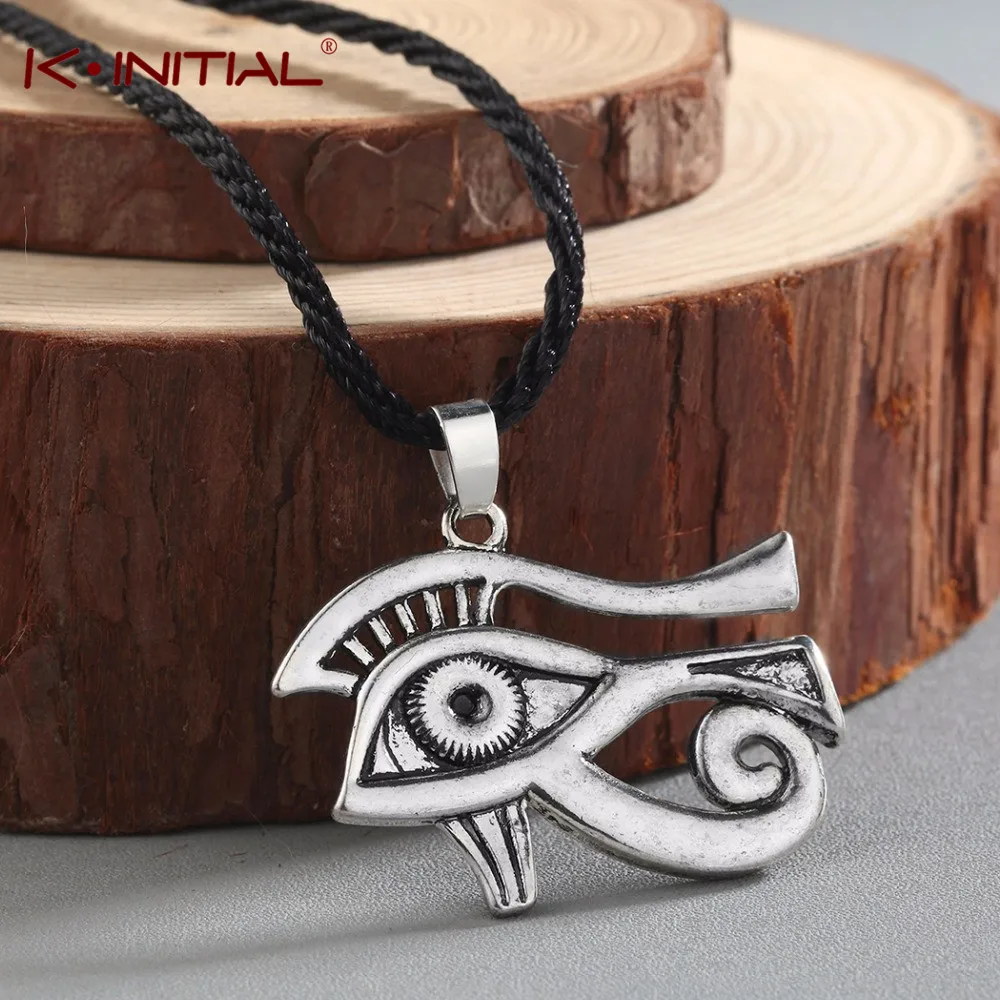 

Vintage The Eye Of Horus Charming Pendant Necklace Lucky God Ancient Egyptian Faith Amulet Necklace Jewelry for women men gift