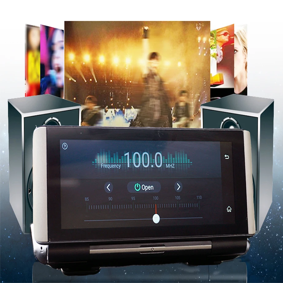 BesMoonsee 6 86 &quot3G/4G GPS ADAS Автомобильный видеорегистратор камера Full HD 1080P WIFI двойной