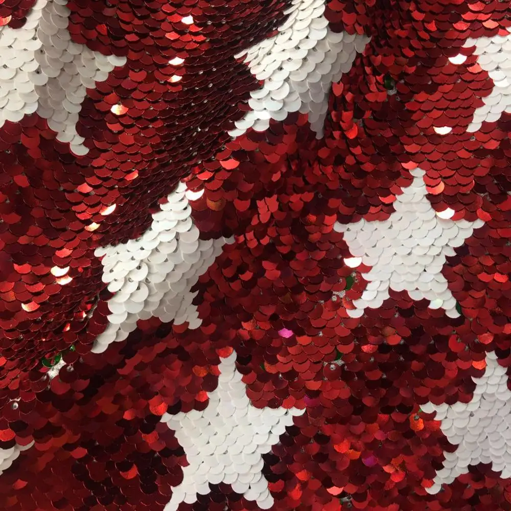 

LASUI 2019 NEW 3 yards=1 piece W0113 Multi-color star RED,BLUE,GOLD,DIY FOR dress clothing sequins embroidery mesh lace fabric