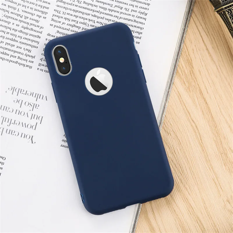 DS-LOVEHUI Мягкий ТПУ карамельного цвета чехол для телефона iPhone 6 6s 7 8 силиконовый