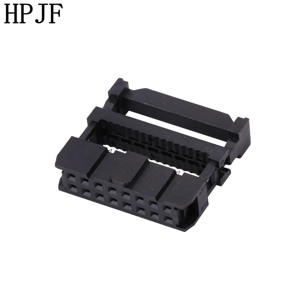 10 шт. FC-16P 2x8Pin Dual Row шаг 2 54 мм гнездо IDC соединитель наружный коллектор 16-контактный