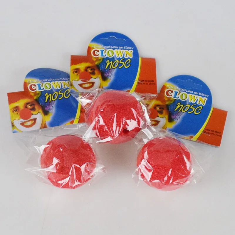 1 шт. горячая Распродажа очаровательных красных шариков пены цирк клоунский нос
