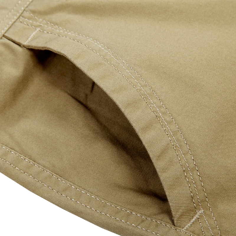 New Brand Male Army Loose Cargo Pants Men Casual Work Short Plus Size Mens Cotton Multi-pocket Solid Puls Beach Shorts | Мужская одежда