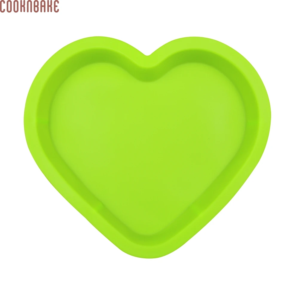 COOKNBAKE DIY Форма для выпечки пиццы в форме сердца Милая любимая большая силиконовая