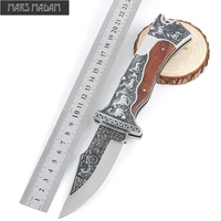 high end outdoor folding knife wilderness survival high hardness saber classical design gift knife