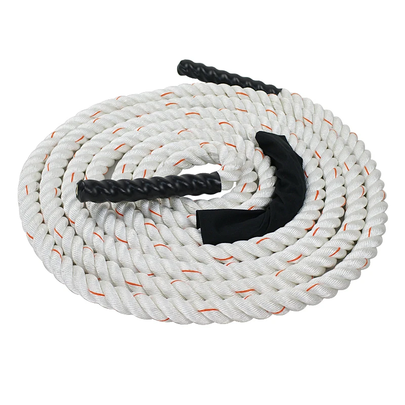 good price white 1.5*40ft Poly Dacron Battle Rope Workout Training Undulation US | Спорт и развлечения