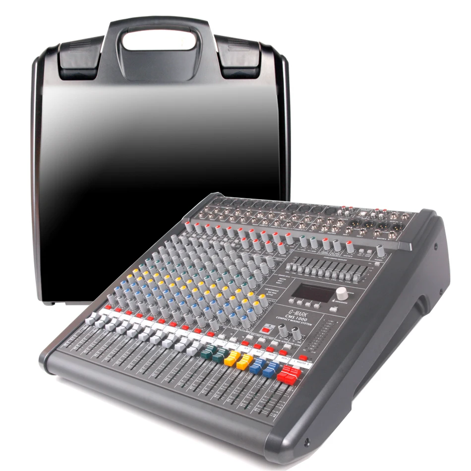 CMS Профессиональное аудио Смеситель консоли 1000-3 с Пластик крышка 11 Бренд EQ DSP