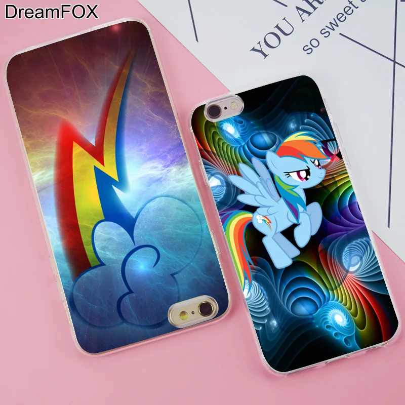 DREAMFOX K165 Rainbow dash cutie MARK Soft TPU Silicone Case Cover For Apple iPhone X XR XS Max 8 7 6 6S Plus 5 5S SE 5C 4 4S |