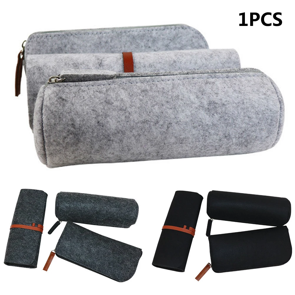 3 шт твердый канцелярский мешочек войлочный школьный пенал Органайзер большой