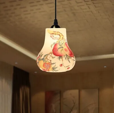 Керамика Цзиндэчжэнь в китайском стиле чистая ручная роспись 1 светильник