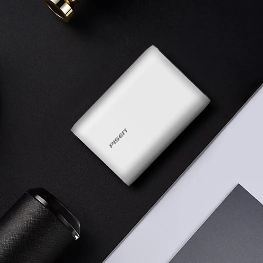 Портативный светодио дный USB 10000 mAh ультра компактный внешний Батарея Зарядное устройство Мощность Bank