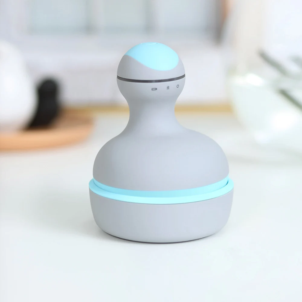 Новое прибытие Xiaomi Мини Беспроводной двухсторонняя окружения Мощность массажер для головы IPX7 Водонепроницаемый 2-Регулировка скорости 6 массажа