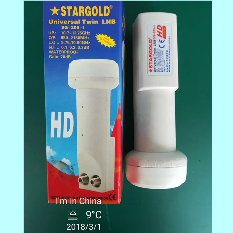 Lnb ku band FULL HD версия четыре выхода lnbf низкий уровень шума Бесплатный
