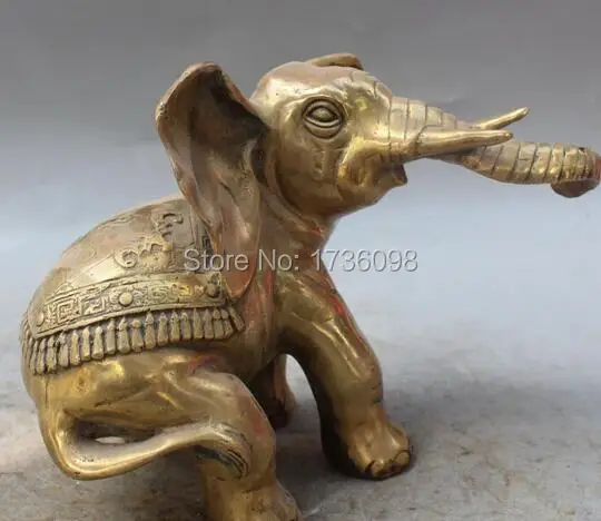 Бесплатная доставка 10 &quotЛаки Китайской Народной Бронзовый фэншуй Благоприятный