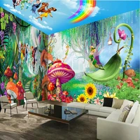 wallpapers modern custom 3d photos hd wall mural elf boys and girls wallpaper for childrens bedroom 3d wall mural whole house