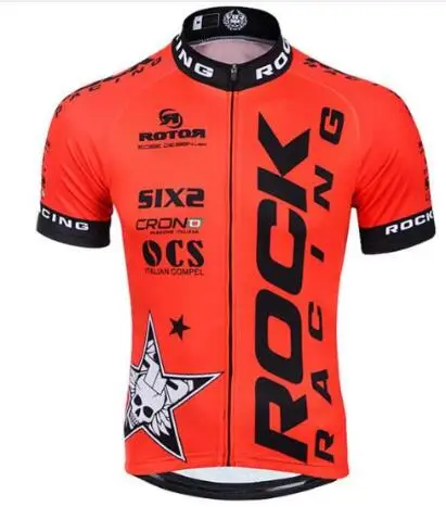 Рок Лето Велоспорт Джерси Mtb велосипедный одежда велосипед короткий Майо Roupa Ropa De