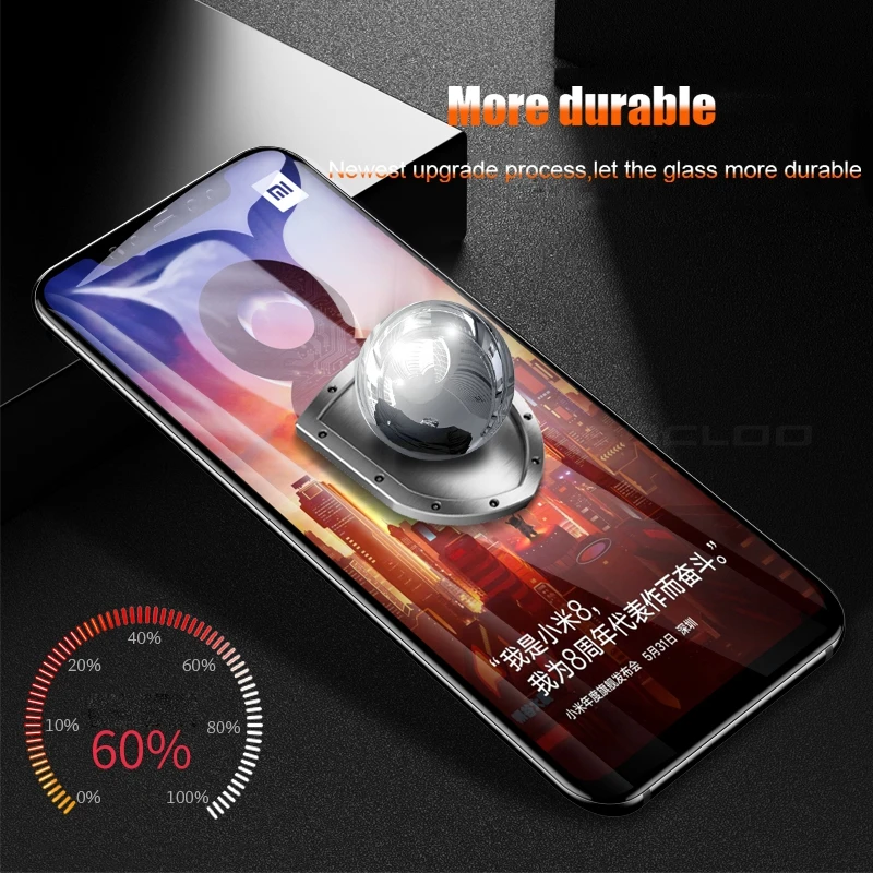5D полное покрытие закаленное Стекло для Xiaomi Redmi 4X Note 4 5A 5 Plus защитный mi A1 8 SE x 2 s