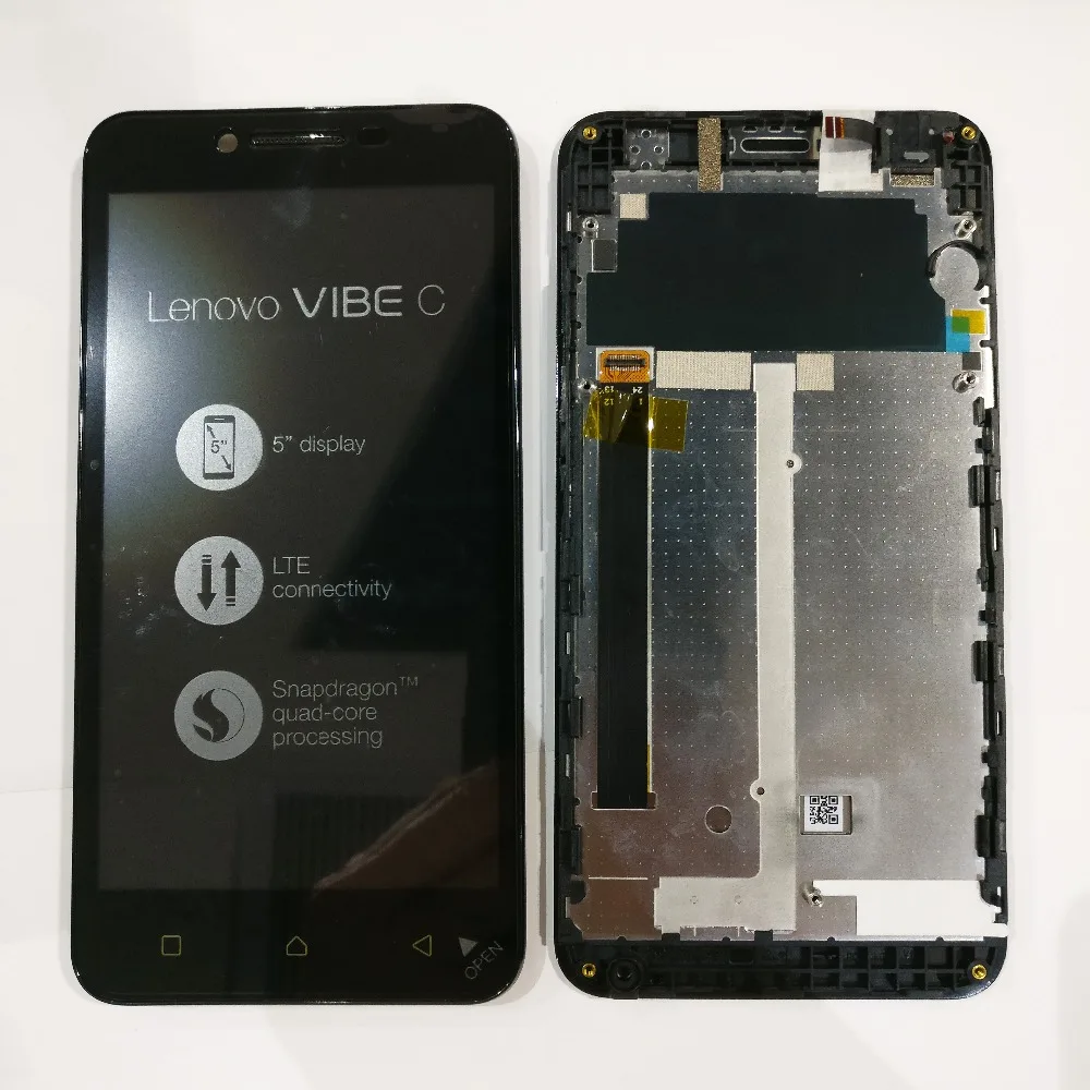 ЖК-дисплей и сенсорный датчик в сборе для Lenovo Vibe C A2020 A2020a40 | Мобильные телефоны