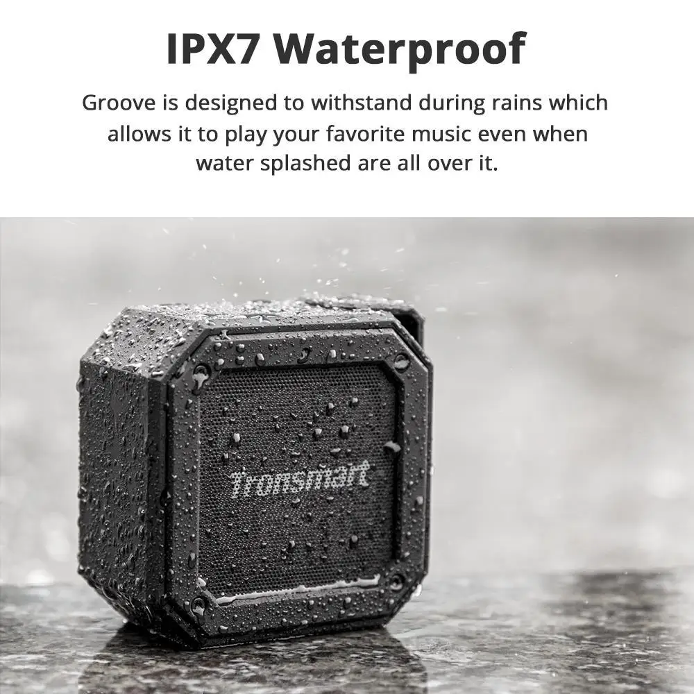 Топ Tronsmart элемент паз Bluetooth превосходный бас портативный динамик кабель IPX7