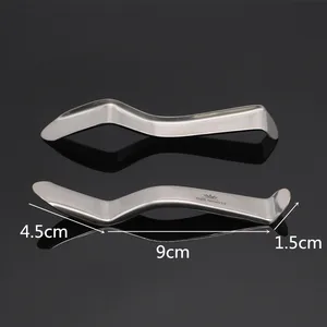 Зубной Ретрактор из нержавеющей стали для щек, губ, металлический крюк, прямой, 1 шт.