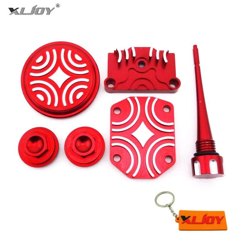 XLJOY красный комплект клапанной крышки для двигателя 50cc 70cc 90cc 110cc 125cc китайский