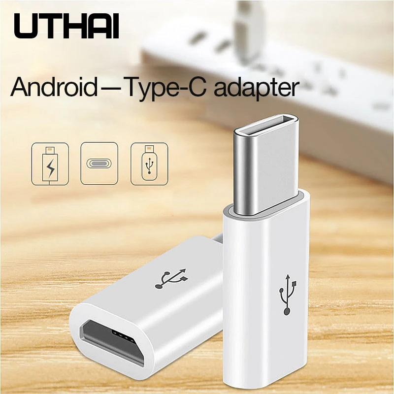 UTAHI C29 тип-c к mi cro USB адаптер Android V8 к USBC конвертер для Letv Xiaomi mi 5X Oneplus samsung S8 Plus NK-Shopping